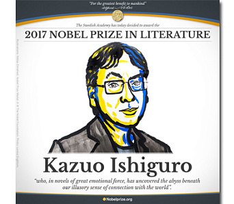 Нобэлеўскую прэмію па літаратуры атрымаў брытанскі пісьменьнік японскага паходжаньня Кадзуо Ісігура